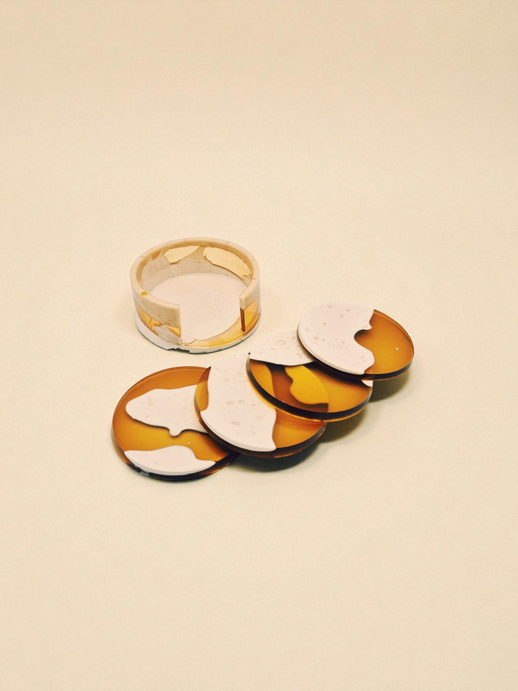 Untersetzer "Melted Sun"