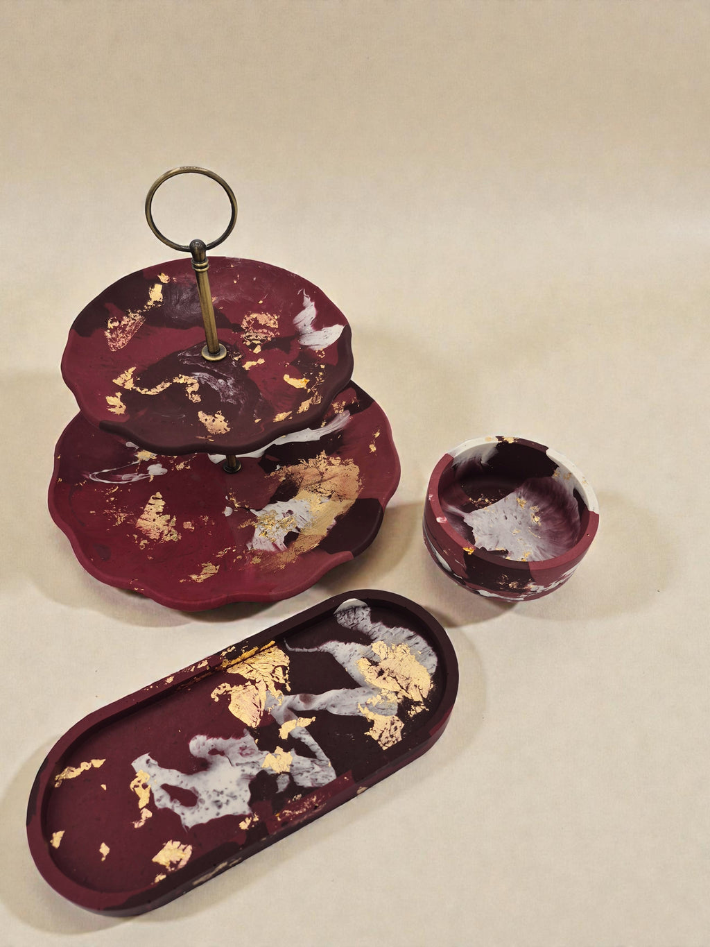 Schale "Crimson Velvet"