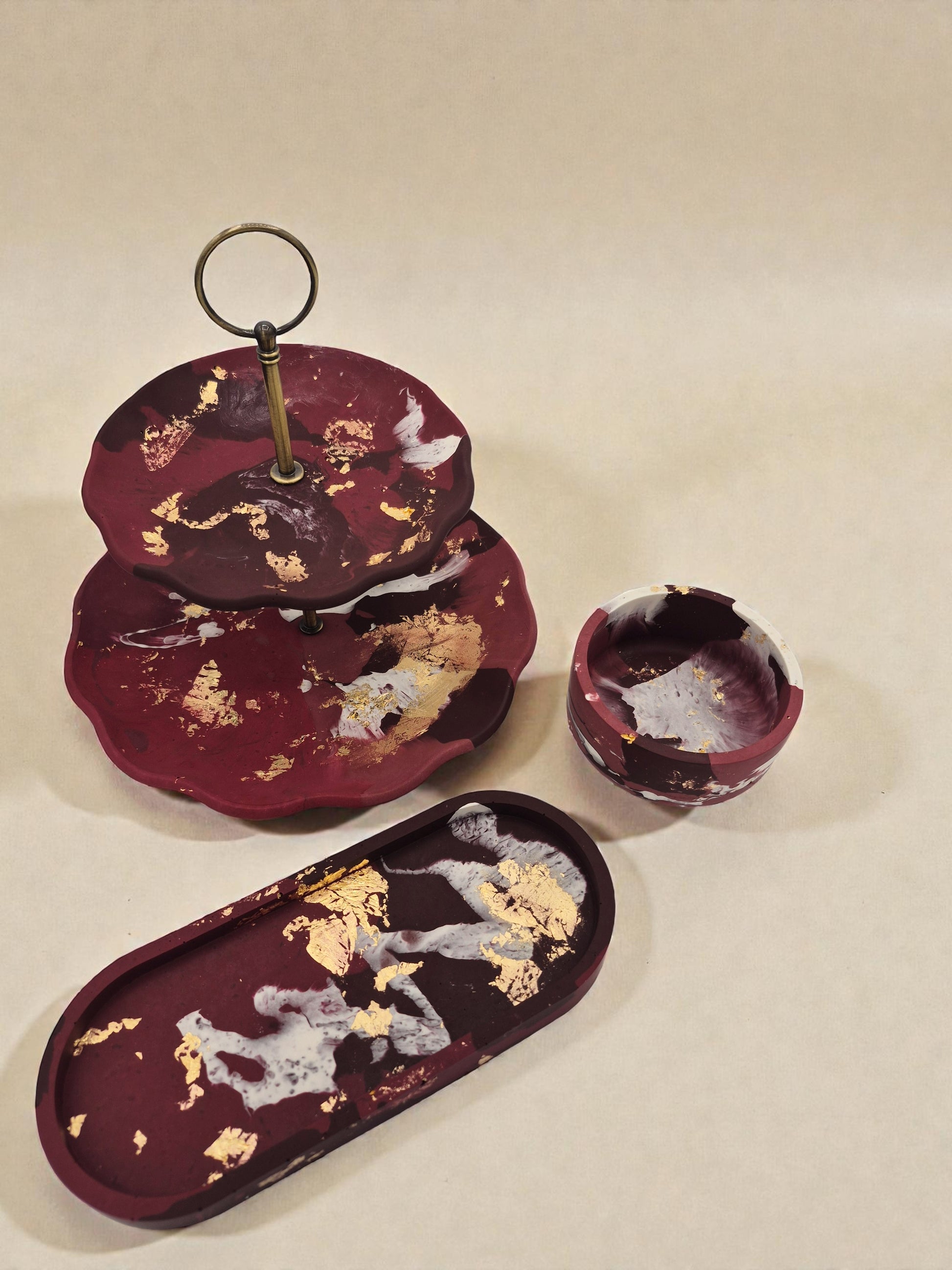 Schale "Crimson Velvet"