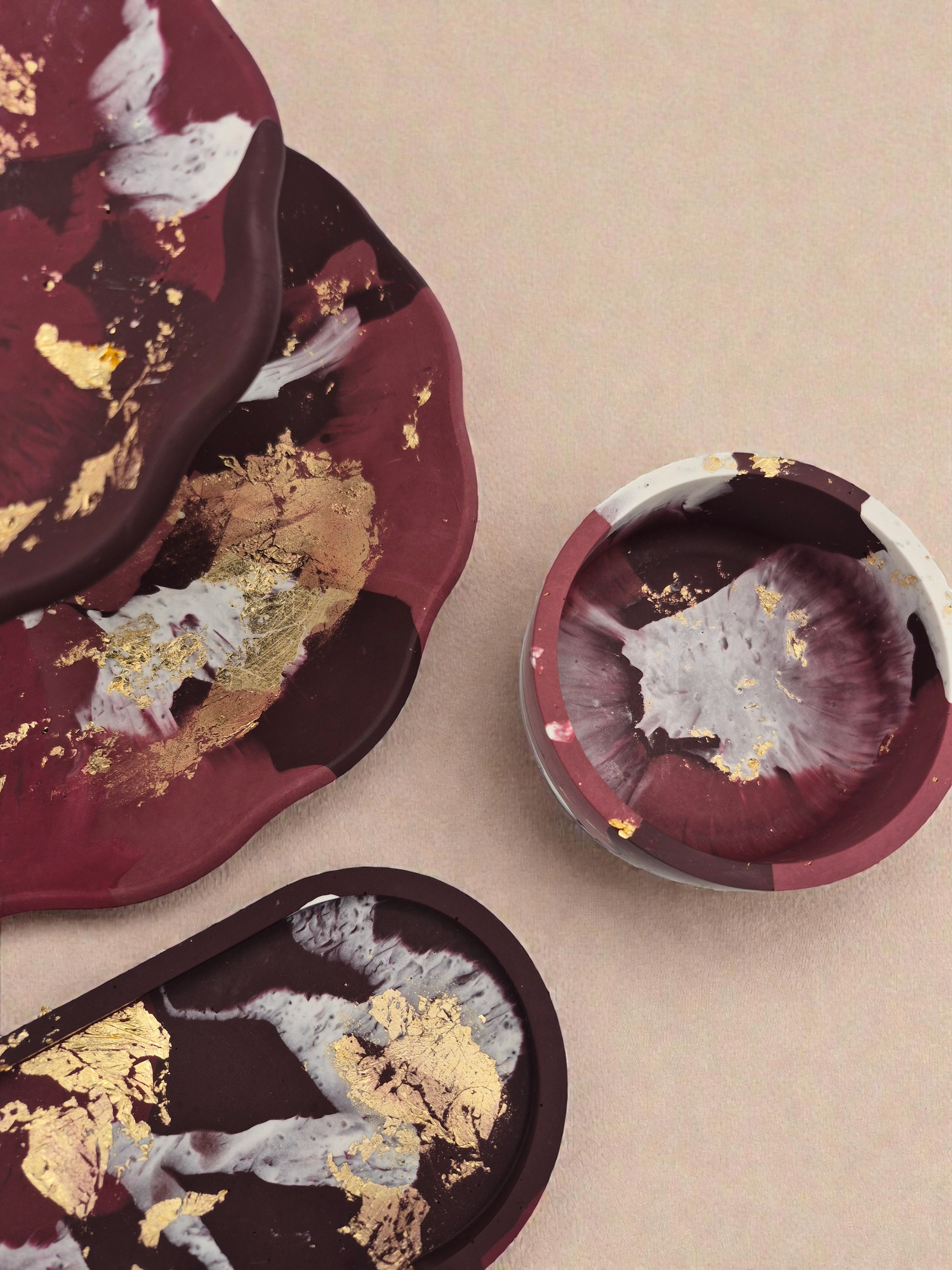 Schale "Crimson Velvet"